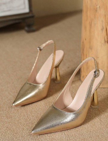 Pantofi SHEIN, auriu