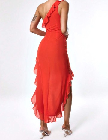 Rochie lunga Musera, portocaliu