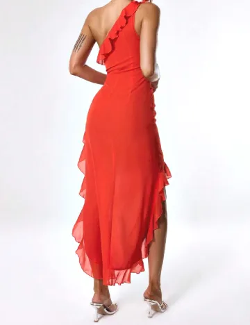 Rochie lunga Musera, portocaliu