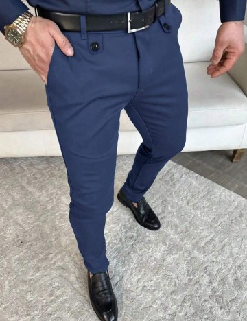 Pantaloni SHEIN, albastru