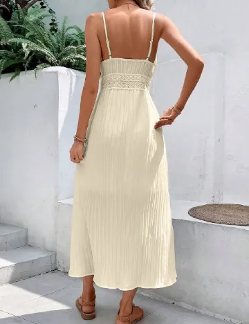 Rochie lunga SHEIN, crem