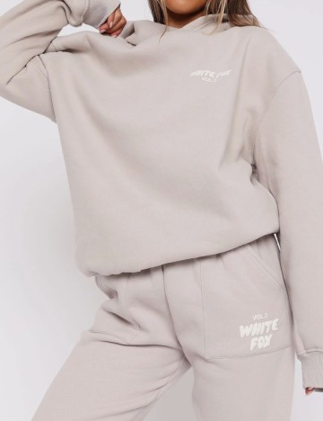Hanorac Oversize White Fox, bej