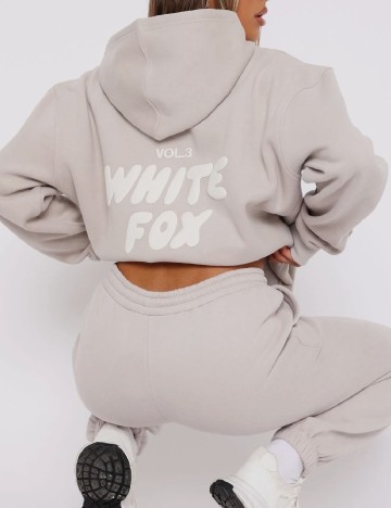 Hanorac Oversize White Fox, bej