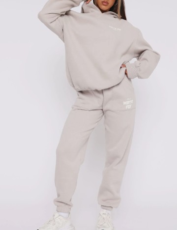 Hanorac Oversize White Fox, bej