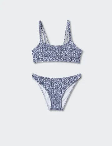 Costum de baie Mango Teen, bleumarin inchis
