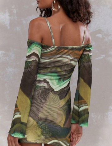 Rochie scurta Missguided, verde