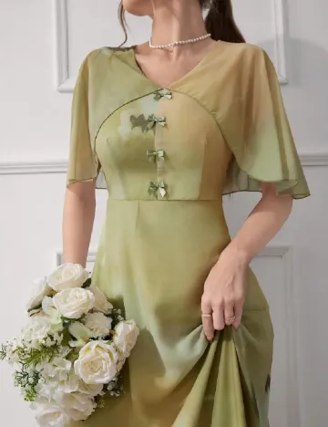 Rochie medie SHEIN, verde Verde