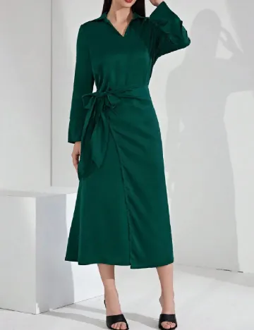 Rochie medie SHEIN, verde