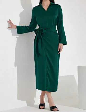 Rochie medie SHEIN, verde