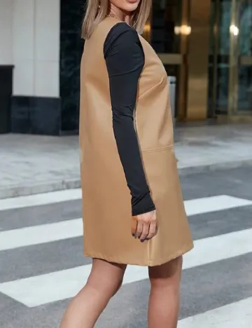 Rochie scurta SHEIN, maro