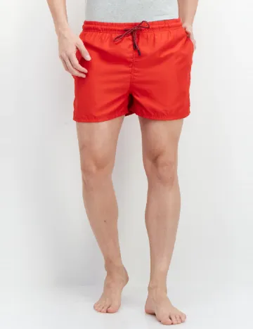 Short de baie Reserved, rosu