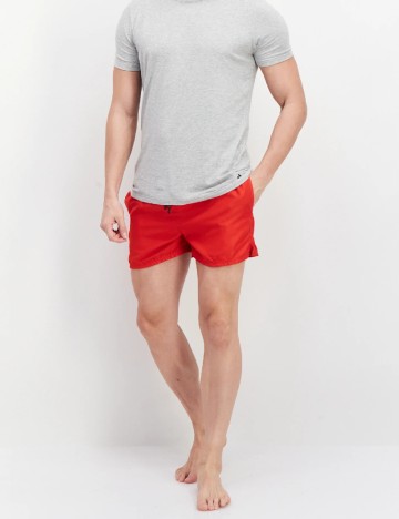 Short de baie Reserved, rosu