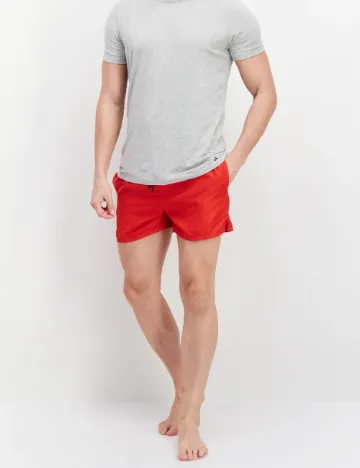 Short de baie Reserved, rosu