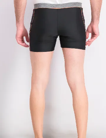 Short de baie Reserved, negru