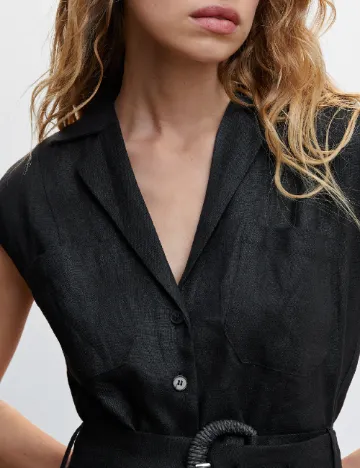 Salopeta Mango, negru Negru