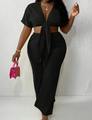 Compleu SHEIN CURVE, negru Negru