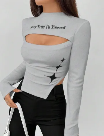 Top SHEIN, gri