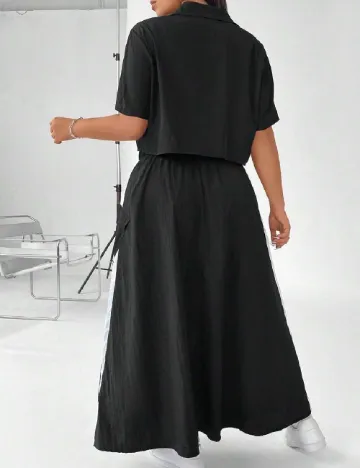 Compleu SHEIN CURVE, negru Negru