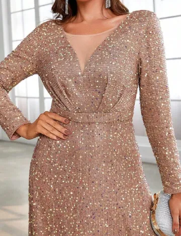 Rochie lunga SHEIN, maro
