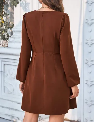 Rochie scurta SHEIN, maro