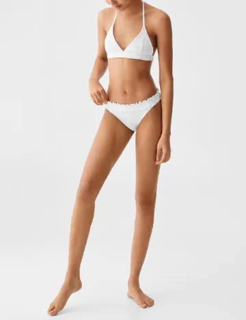 Costum de baie Mango Teen, alb