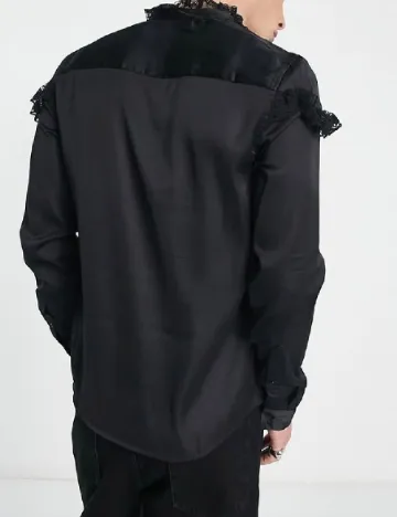 Camasa ASOS, negru