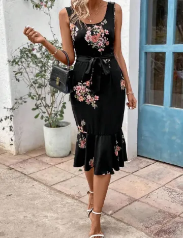 Rochie medie SHEIN, negru Negru