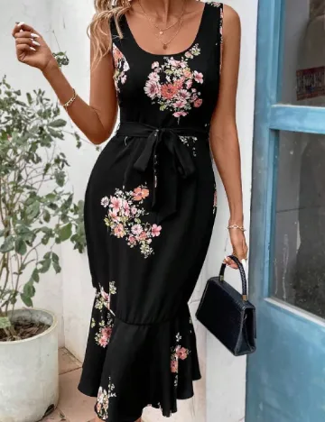 Rochie medie SHEIN, negru Negru