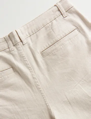 Pantaloni Reserved, crem