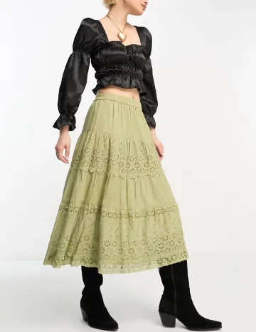 Top Reclaimed Vintage, negru