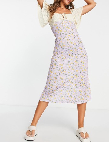 Rochie medie ASOS, mov