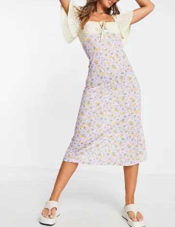Rochie medie ASOS, mov