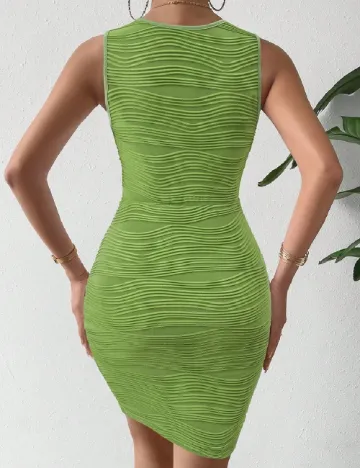 Rochie scurta SHEIN, verde Verde