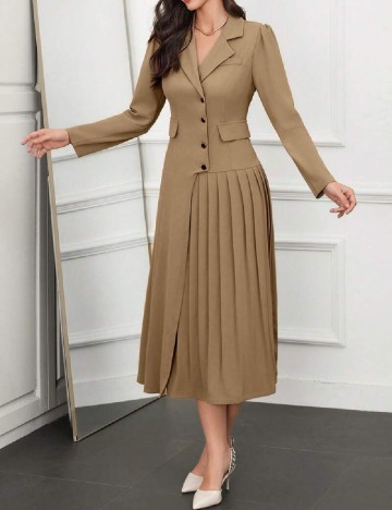 Rochie medie SHEIN, maro