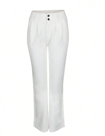Pantaloni SHEIN, alb