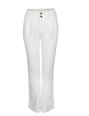 Pantaloni SHEIN, alb