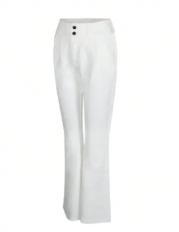 Pantaloni SHEIN, alb