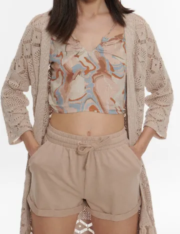 Pantaloni scurti Reserved, crem
