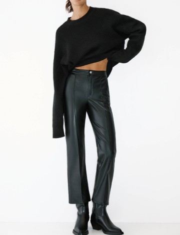 Pantaloni Pull&Bear, negru