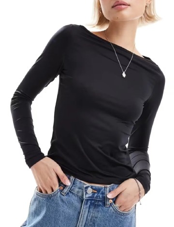Bluza Monki, negru
