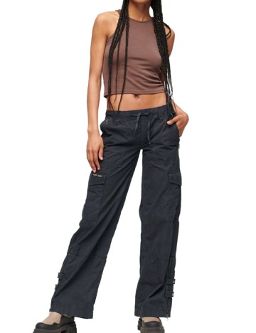 Pantaloni Super Dry, bleumarin inchis