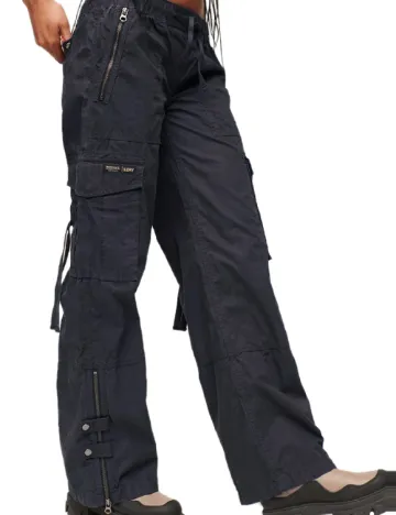 Pantaloni Super Dry, bleumarin inchis