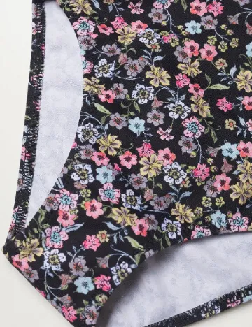 Costum de baie Mango Kids, floral print