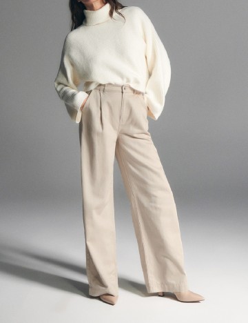 Pantaloni Reserved, bej