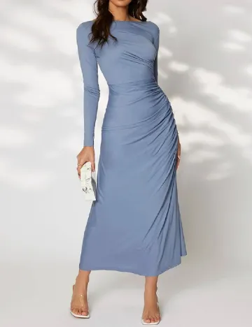 Rochie lunga SHEIN, albastru