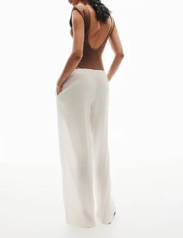 Pantaloni H&M, alb