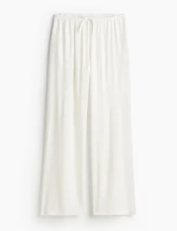 Pantaloni H&M, alb