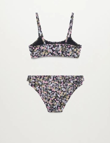 Costum de baie Mango Kids, floral print