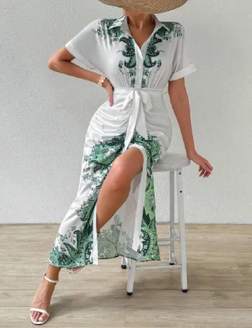 Rochie lunga SHEIN, alb