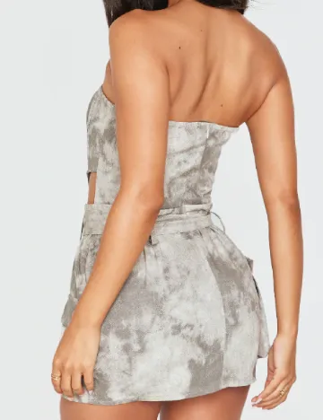 Rochie scurta PRETTYLITTLETHING, gri
